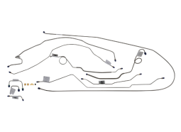 Brothers Trucks Truck Disc Brake Conversion Brake Lines - Stainless